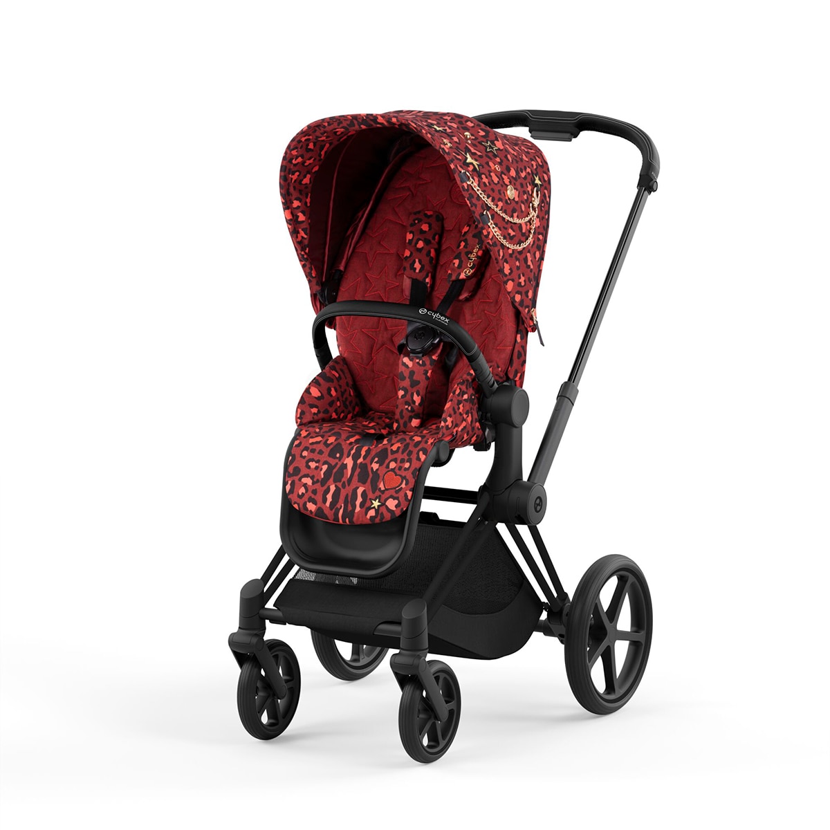 Tejidos para PRIAM Rockstar - Rojo Rojo-2