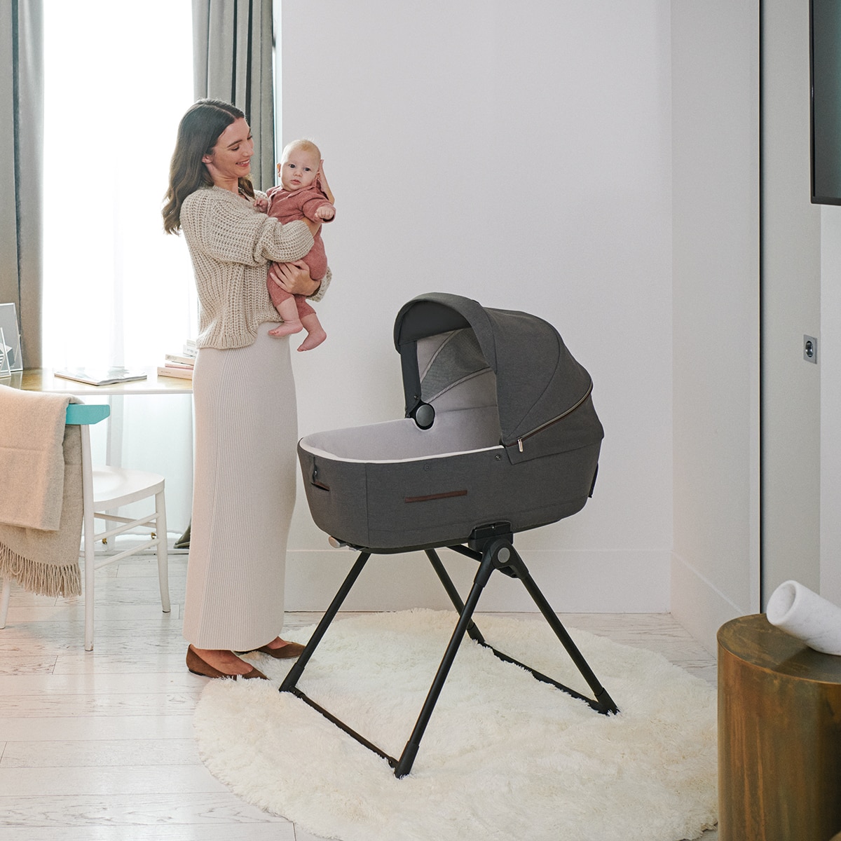 Sistema de Passeio Aptica System Duo Velvet Grey. Não Inclui o chassis Cinzento-escuro-8