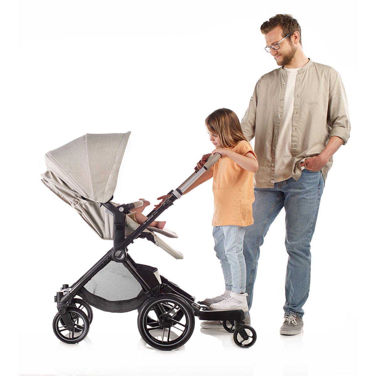 Plataforma para Carrinho de Passeio Go Up Surfer (Universal) Preto-3