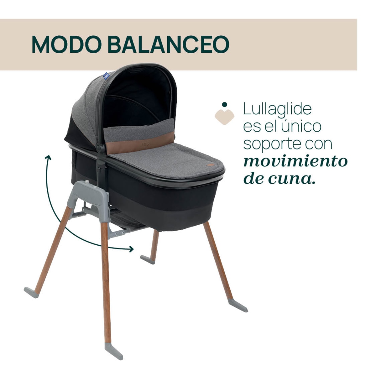 Suporte E-Lullaglide Castanho-3