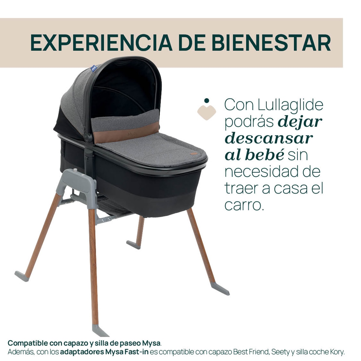 Suporte E-Lullaglide Castanho-4