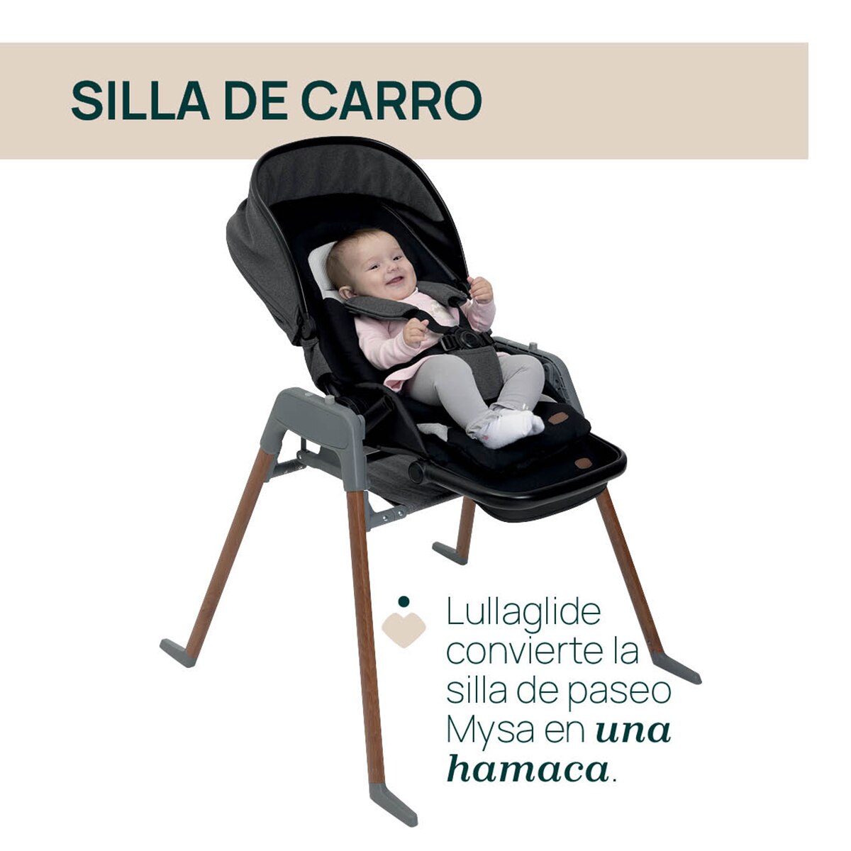Suporte E-Lullaglide Castanho-5