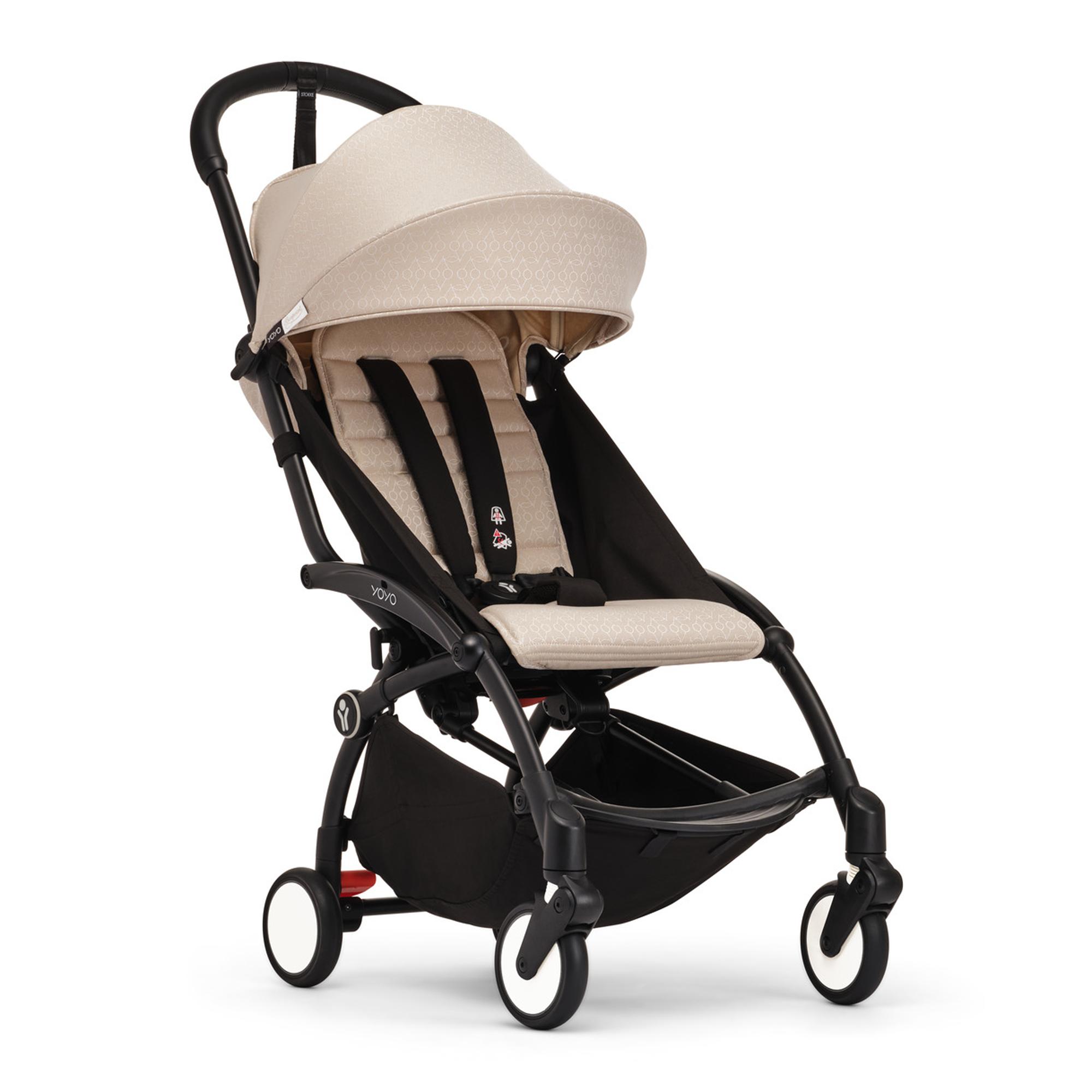 Pack Têxtil 6+ Yoyo para Carrinho de Passeio Bonpoint - Bege Bege-1