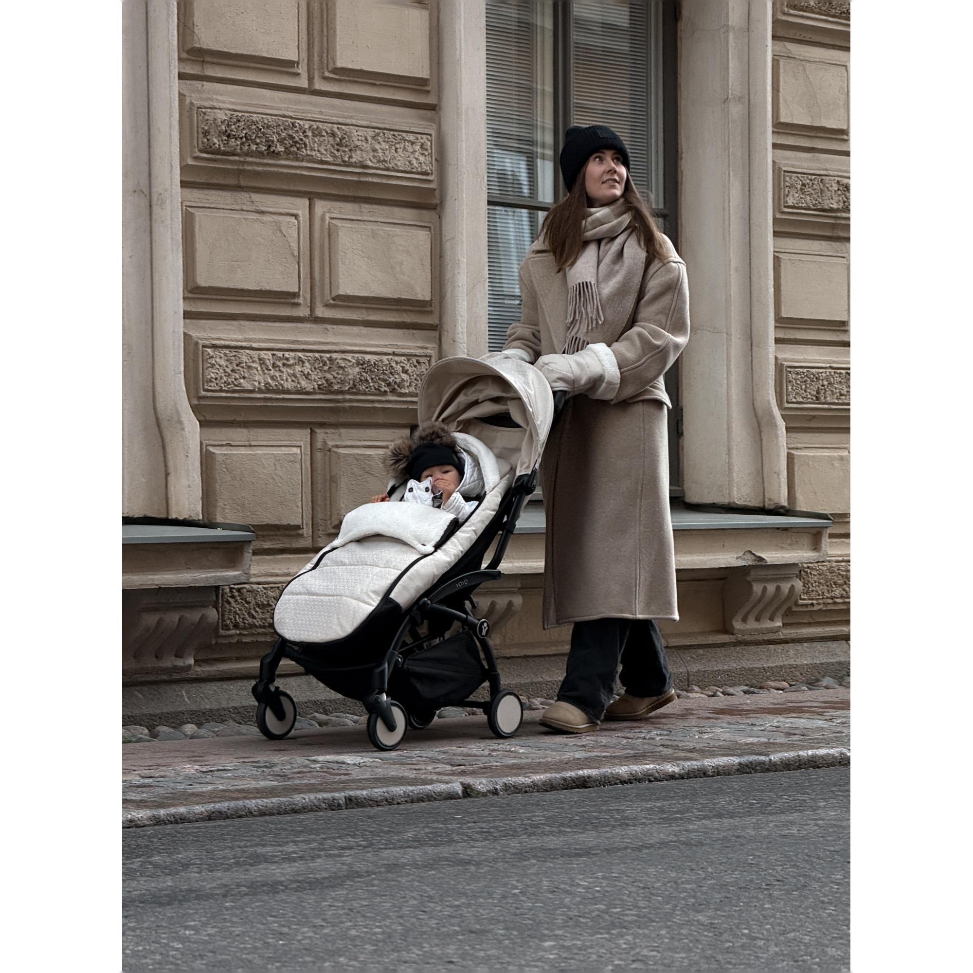 Pack Têxtil 6+ Yoyo para Carrinho de Passeio Bonpoint - Bege Bege-3