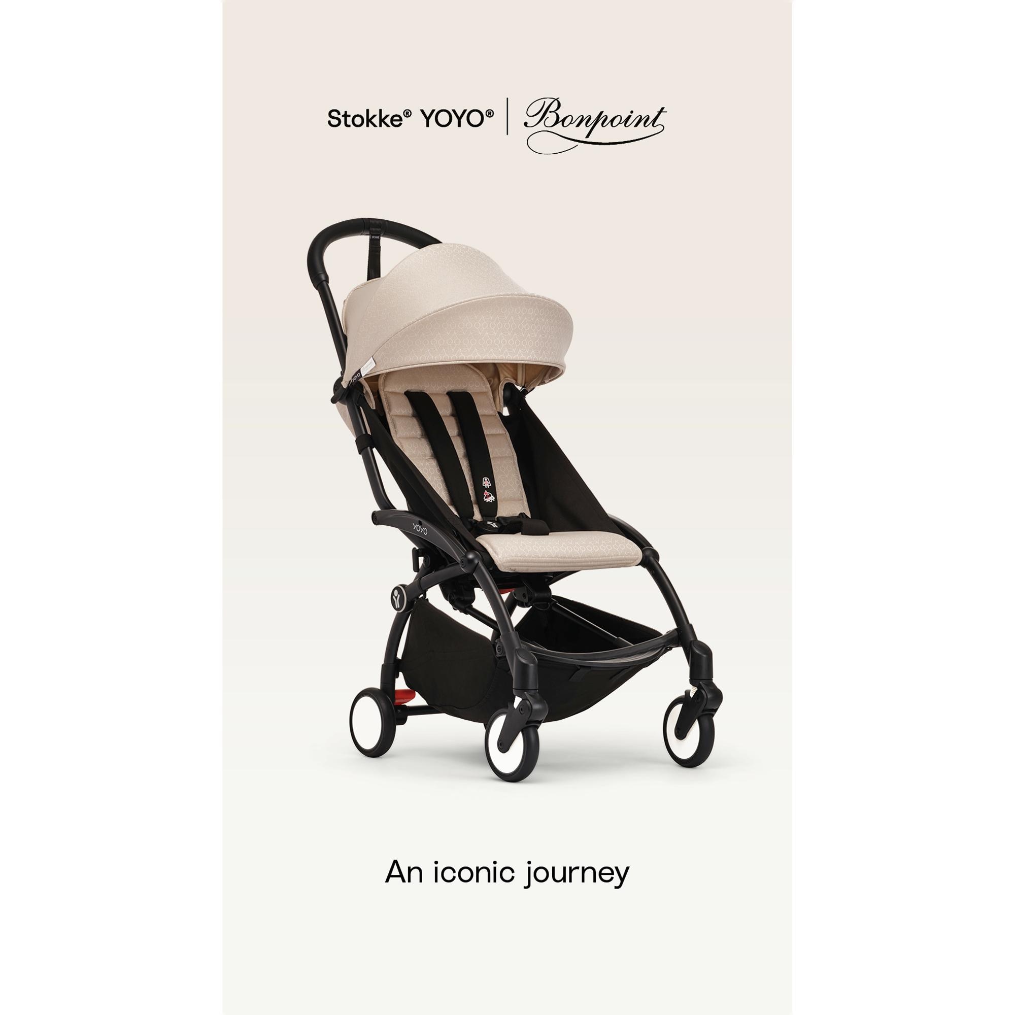 Pack Têxtil 6+ Yoyo para Carrinho de Passeio Bonpoint - Bege Bege-5