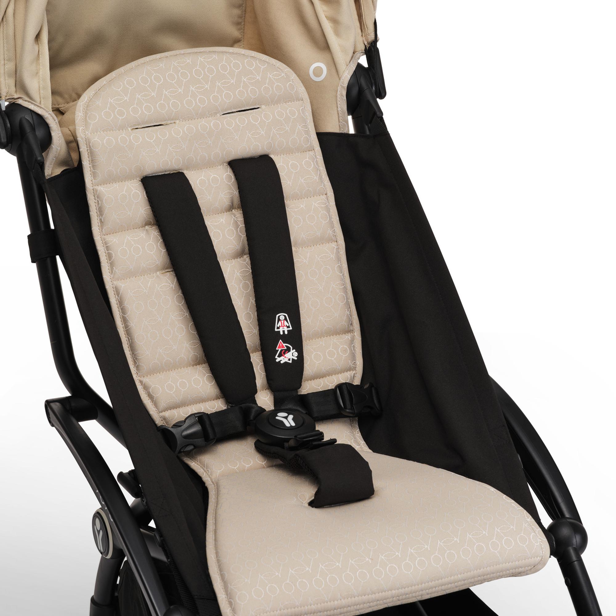 Pack Têxtil 6+ Yoyo para Carrinho de Passeio Bonpoint - Bege Bege-9