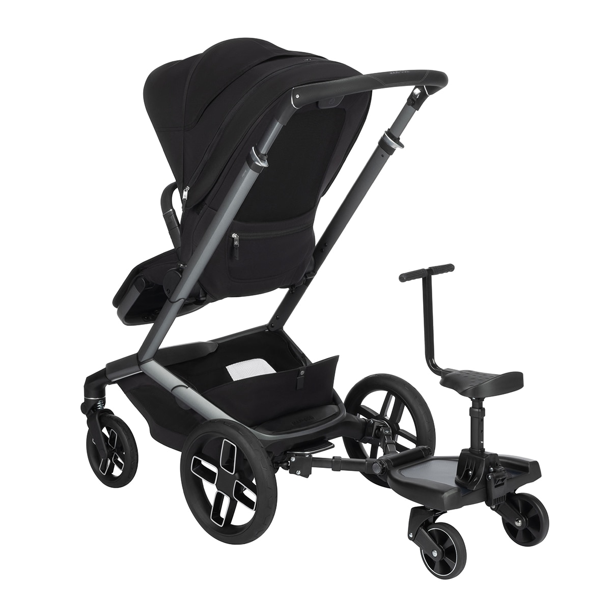 Trotinete para Carrinho Hop-on, 2-4 Anos - 0-22 kg Preto-2