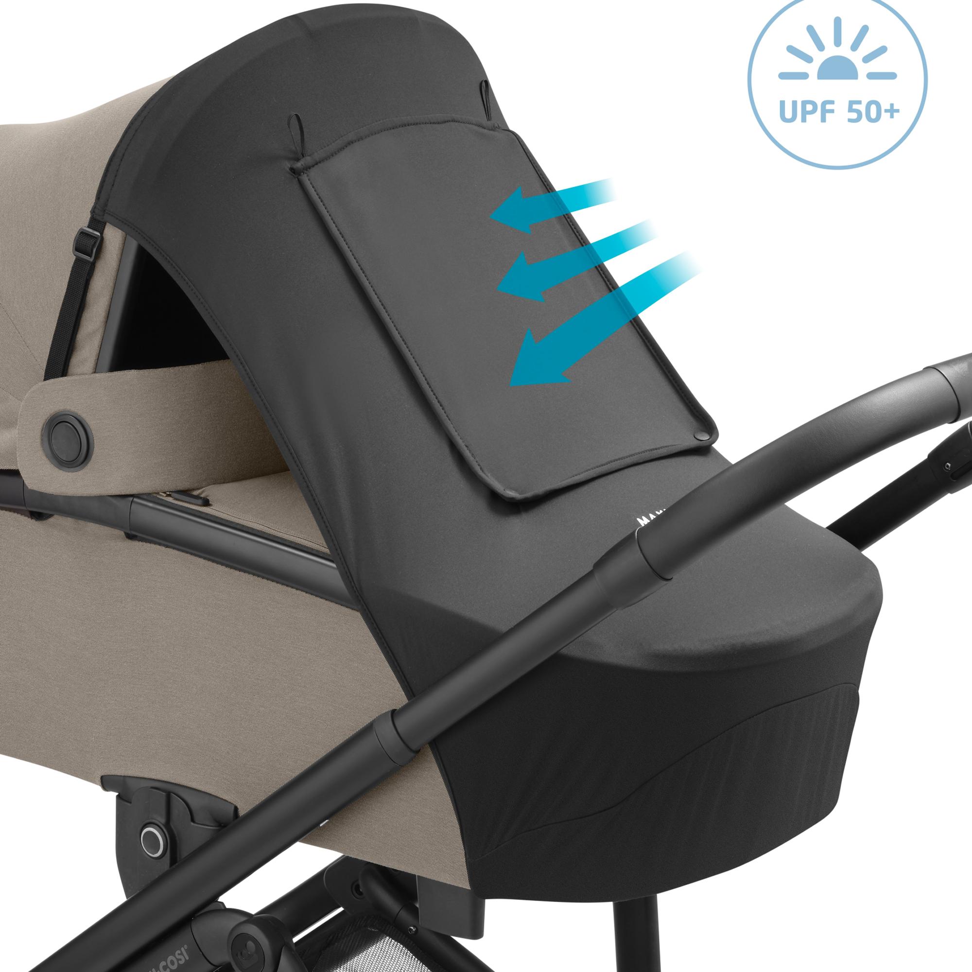 Capota solar para capazo Maxi-Cosi - Negro Negro-7