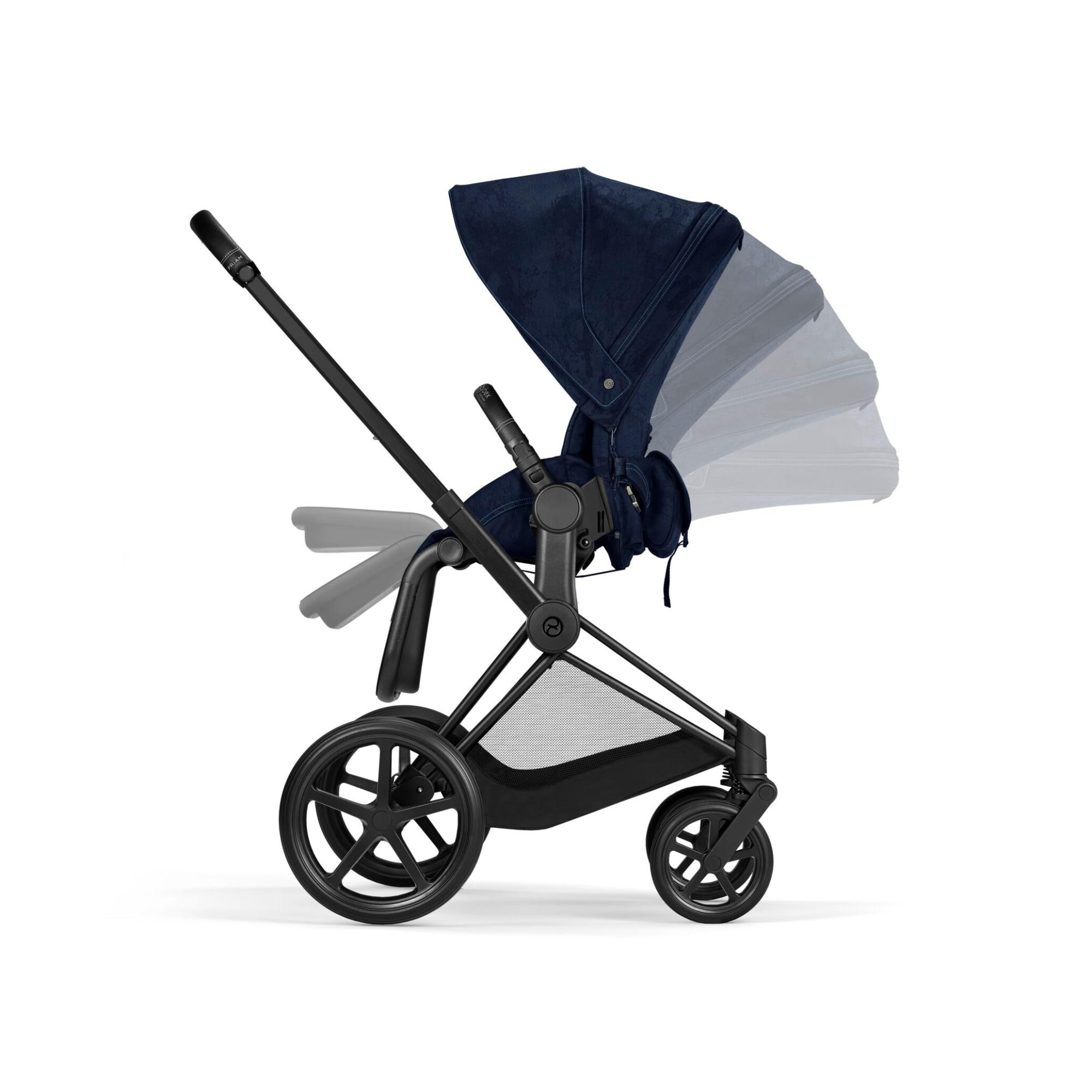 Tecidos para Assento CYBEX PRIAM Seat Pack Rebellious Luxury Azul-escuro-3