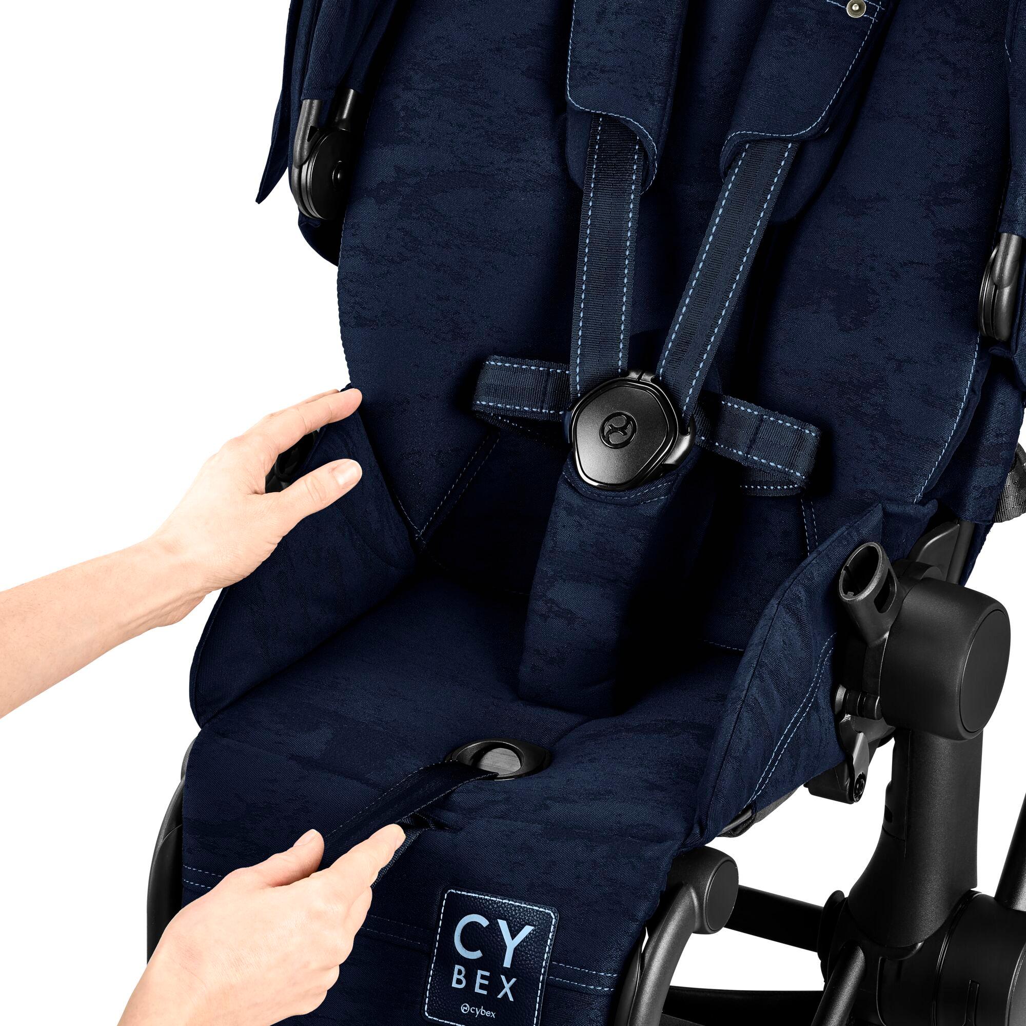 Tecidos para Assento CYBEX PRIAM Seat Pack Rebellious Luxury Azul-escuro-4