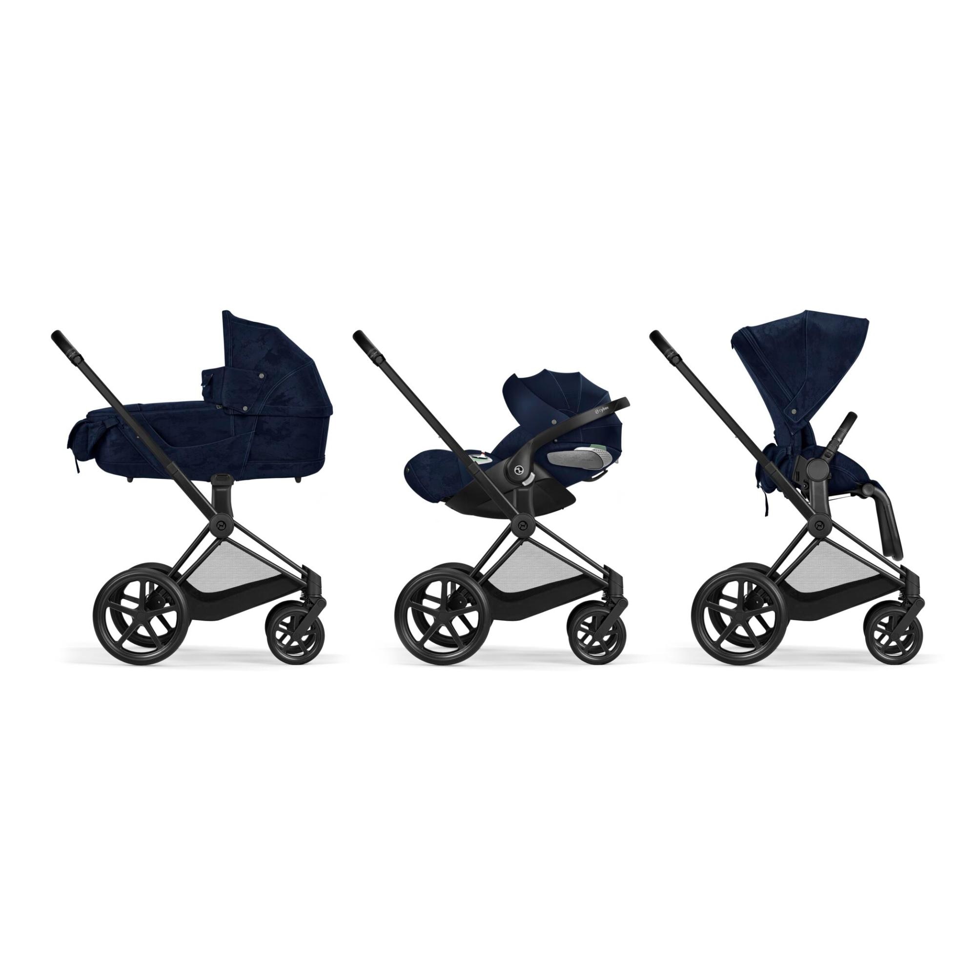 Tecidos para Assento CYBEX PRIAM Seat Pack Rebellious Luxury Azul-escuro-8