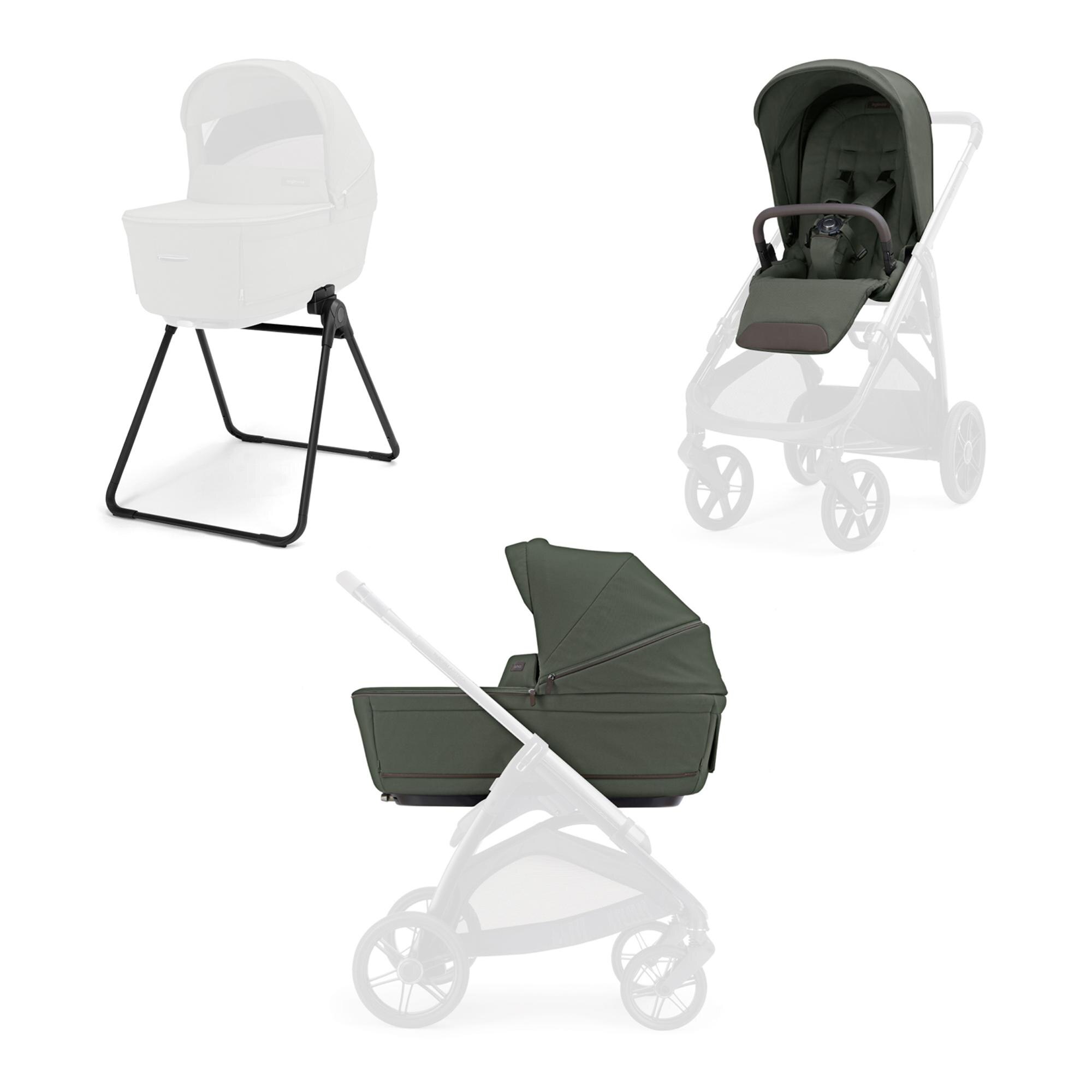 Inglesina System Duo Aptica. No incluye chasis - Verde oscuro Verde oscuro-1