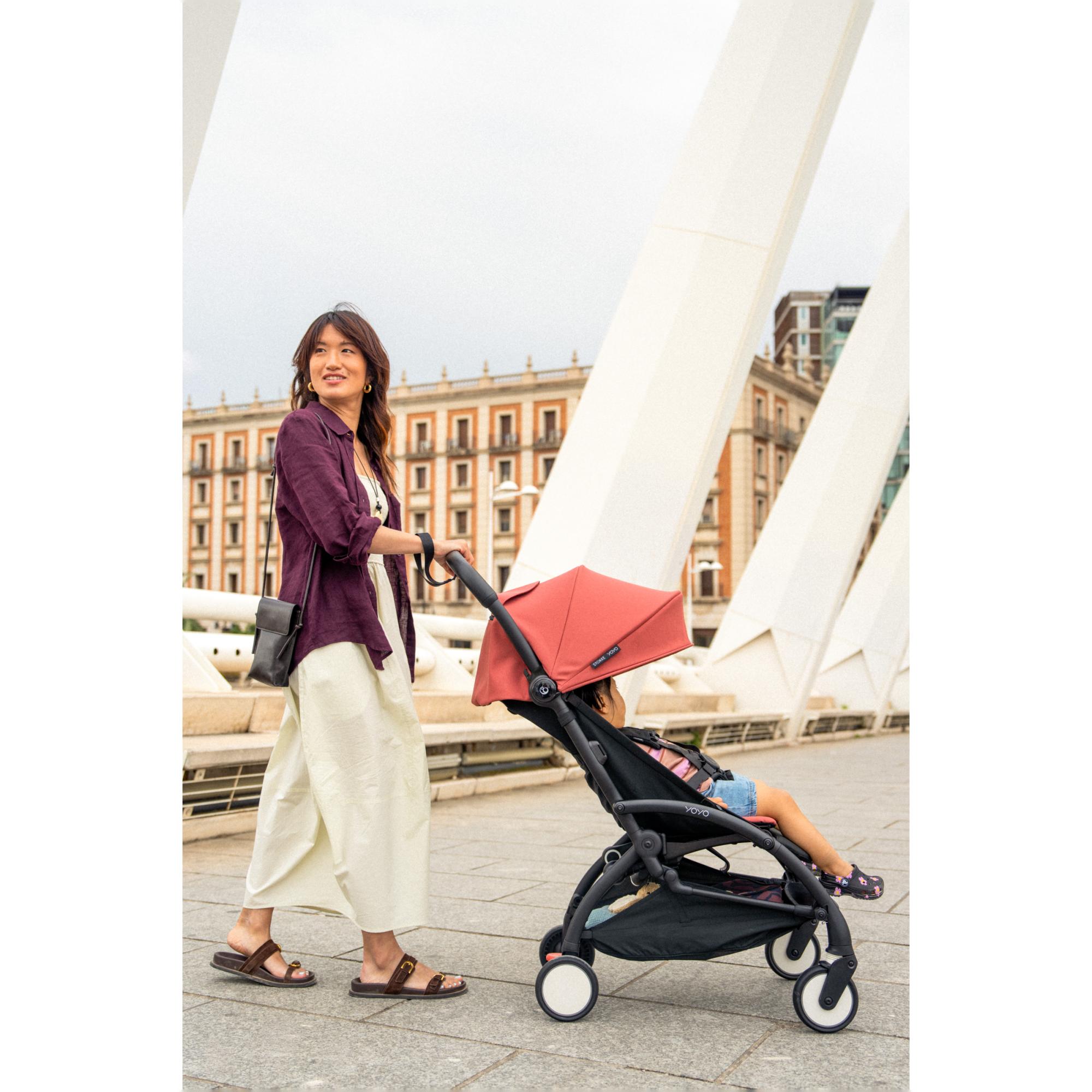 Stokke® YOYO5® Pack Assento para Carrinho de Passeio - Berry Rosas-3