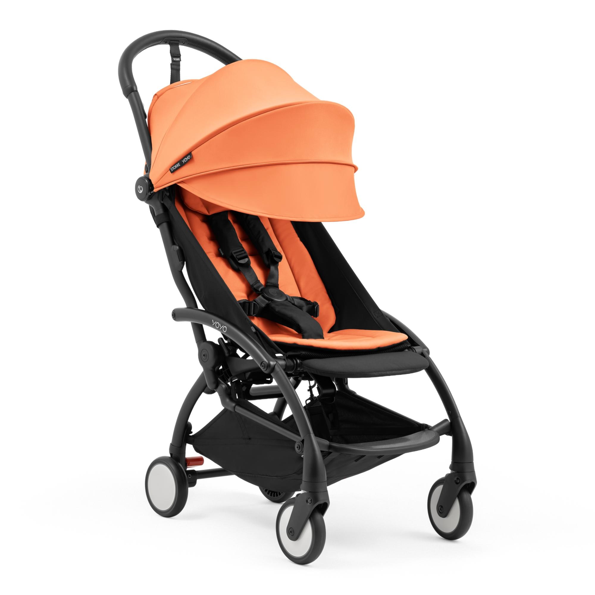 YOYO5® Pack de Assento de Carrinho de Passeio - Peach Laranjas-3