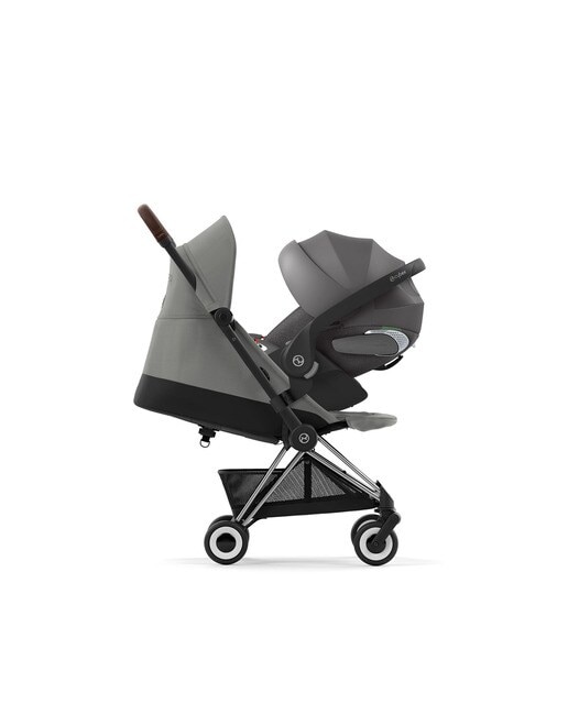 Silla de paseo Cybex Coya con chasis - Gris Gris-5