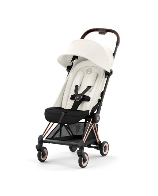 Imagen 1 de Silla de paseo Cybex Coya con chasis rosegold - Blanco Blanco