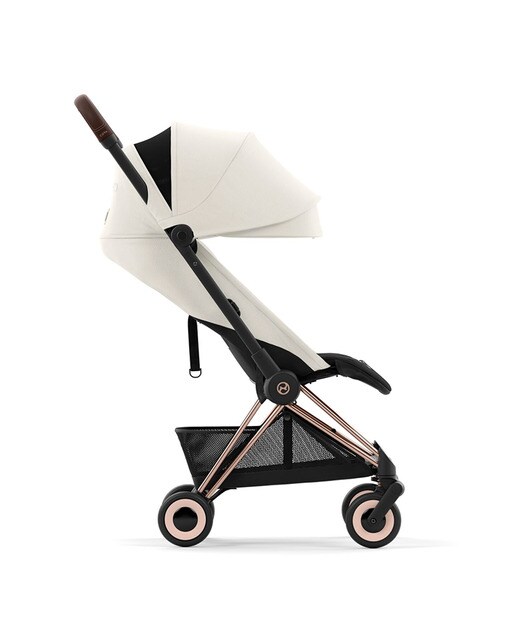 Imagen 2 de Silla de paseo Cybex Coya con chasis rosegold - Blanco Blanco
