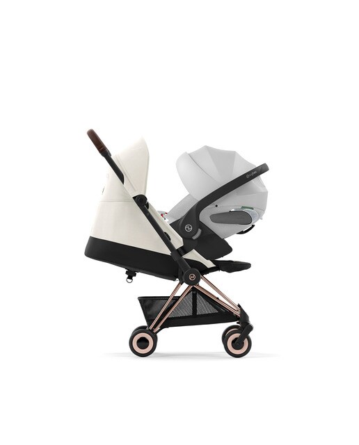 Imagen 5 de Silla de paseo Cybex Coya con chasis rosegold - Blanco Blanco