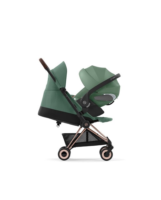 Imagen 5 de Silla de paseo Cybex Coya con chasis rosegold - Verde Verde