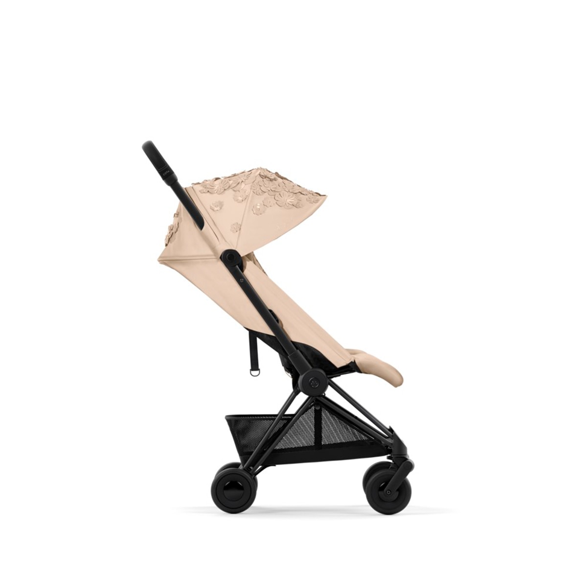 Carrinho de Passeio Coya Simply Flowers - Bege Bege-4