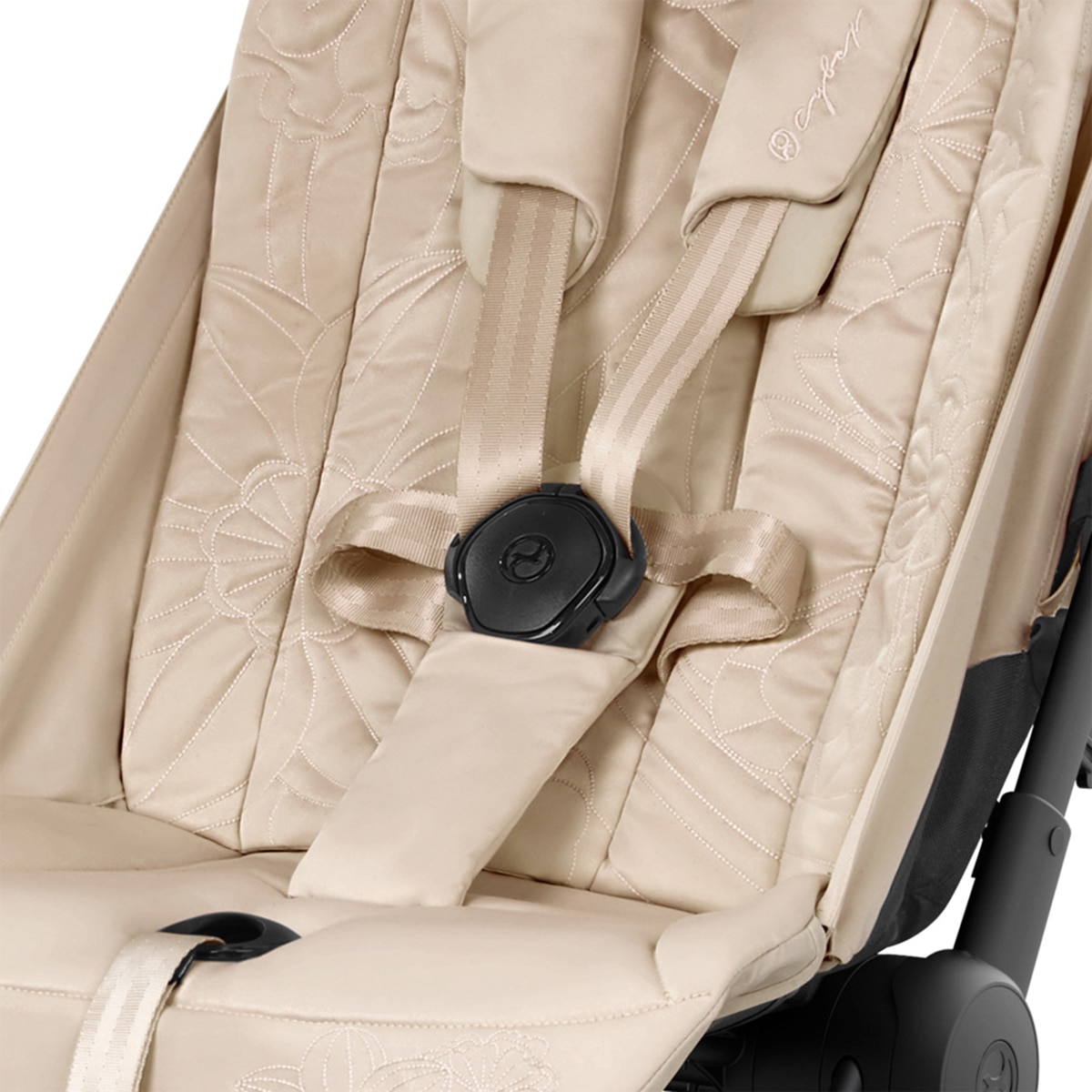 Carrinho de Passeio Coya Simply Flowers - Bege Bege-5