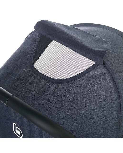 Carrinho de Passeio Quick Fold Azul Melange-12