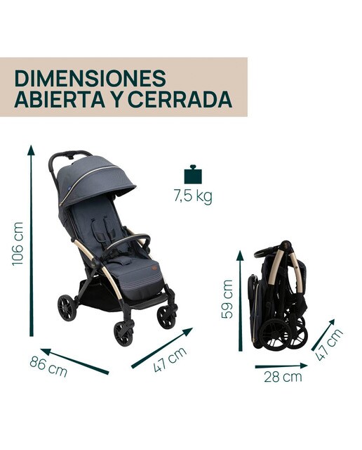 Carrinho de Passeio Goody XPlus Cinzento-escuro-6