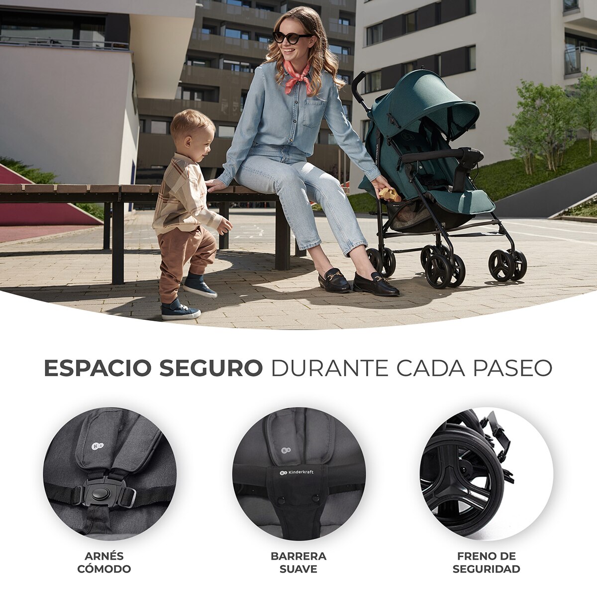 Carrinho de Passeio Siesta Cinzento-claro-7
