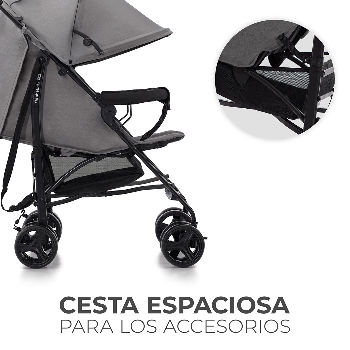 Carrinho de Passeio Siesta Cinzento-claro-8