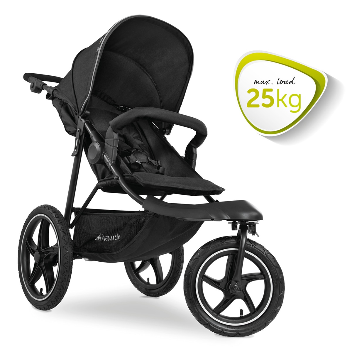 Carrinho de Passeio Todo-o-Terreno 3 Rodas XL Runner 2 Preto-2