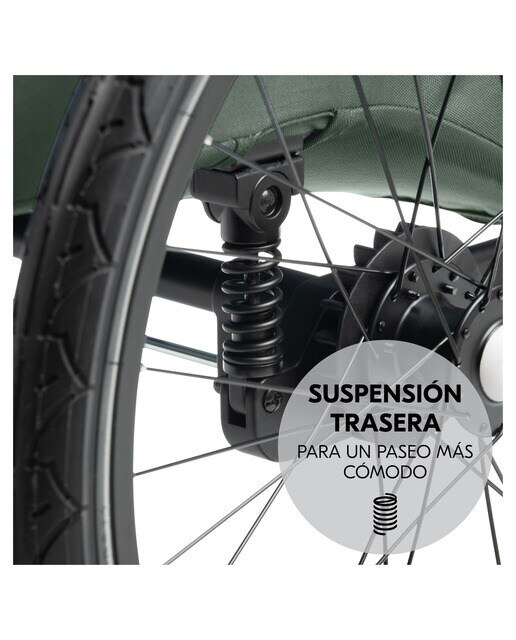 Remolque Bicicleta Dryk Duo Plus - Verde Verde-4