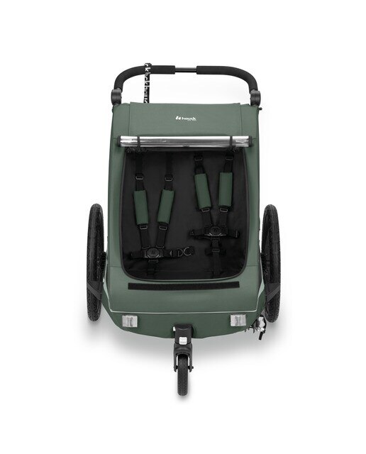 Remolque Bicicleta Dryk Duo Plus - Verde Verde-15