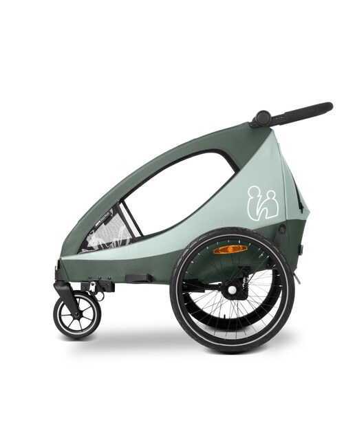 Remolque Bicicleta Dryk Duo Plus - Verde Verde-16