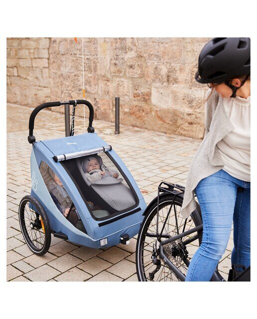 Remolque Bicicleta Dryk Duo Plus - Verde Verde-26