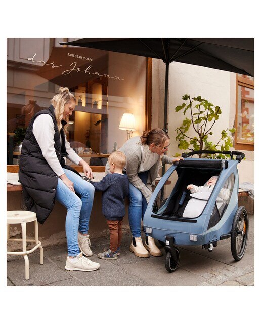 Remolque Bicicleta Dryk Duo Plus - Verde Verde-29