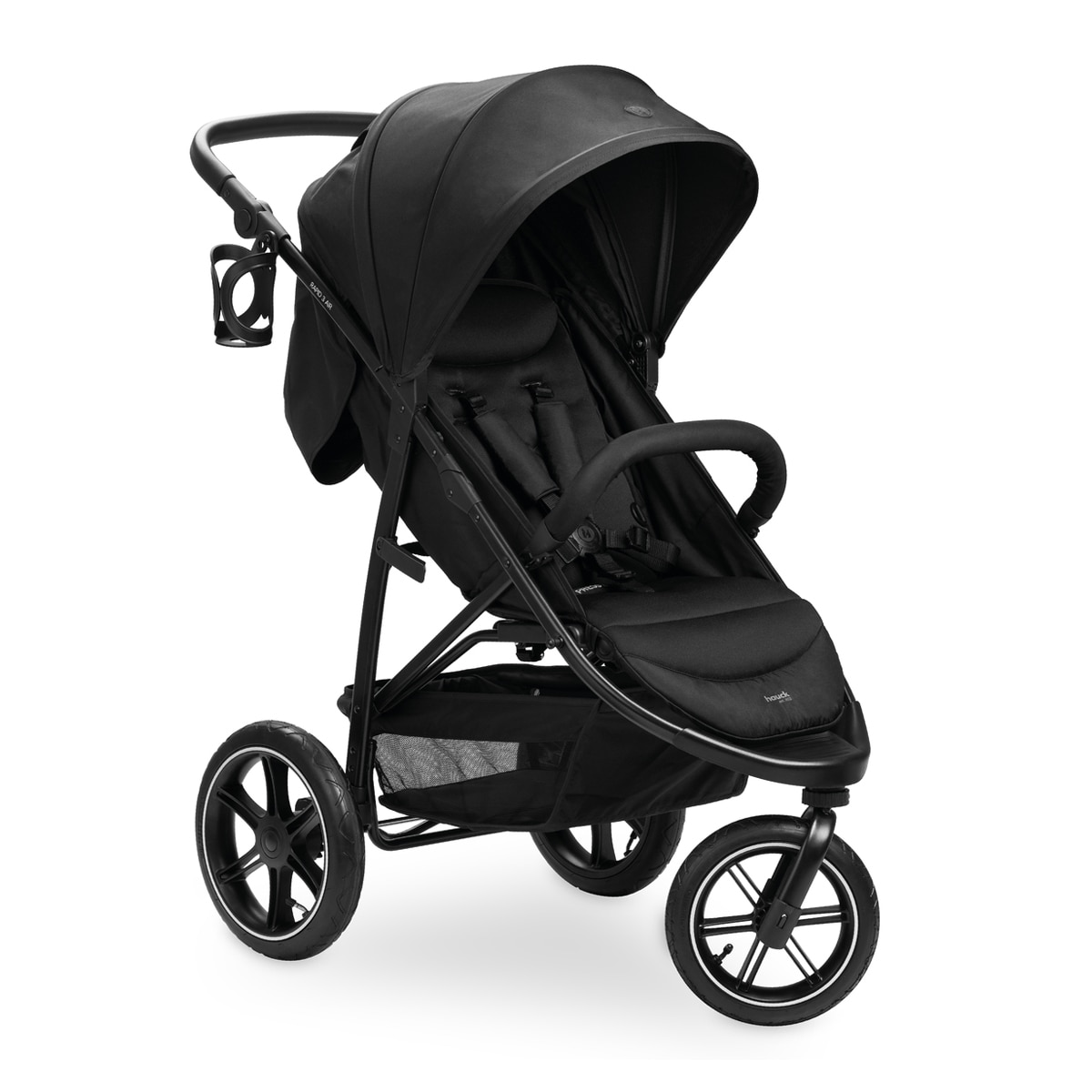 Silla de Paseo Todoterreno 3 Ruedas de Aire Hauck Rapid 3 Air - Negro Negro-1