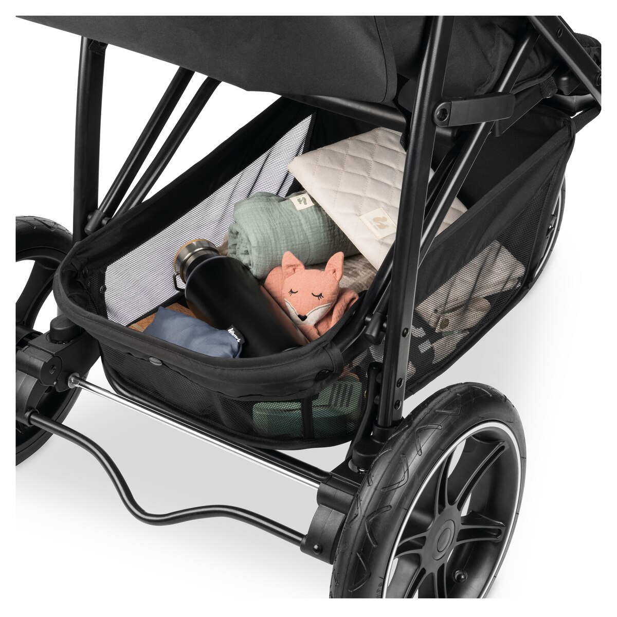 Silla de Paseo Todoterreno 3 Ruedas de Aire Hauck Rapid 3 Air - Negro Negro-18