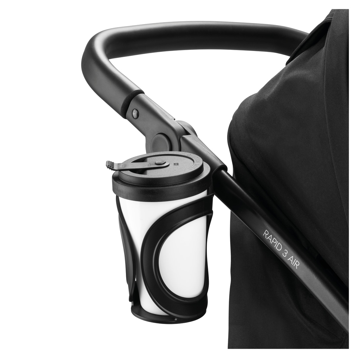 Silla de Paseo Todoterreno 3 Ruedas de Aire Hauck Rapid 3 Air - Negro Negro-21