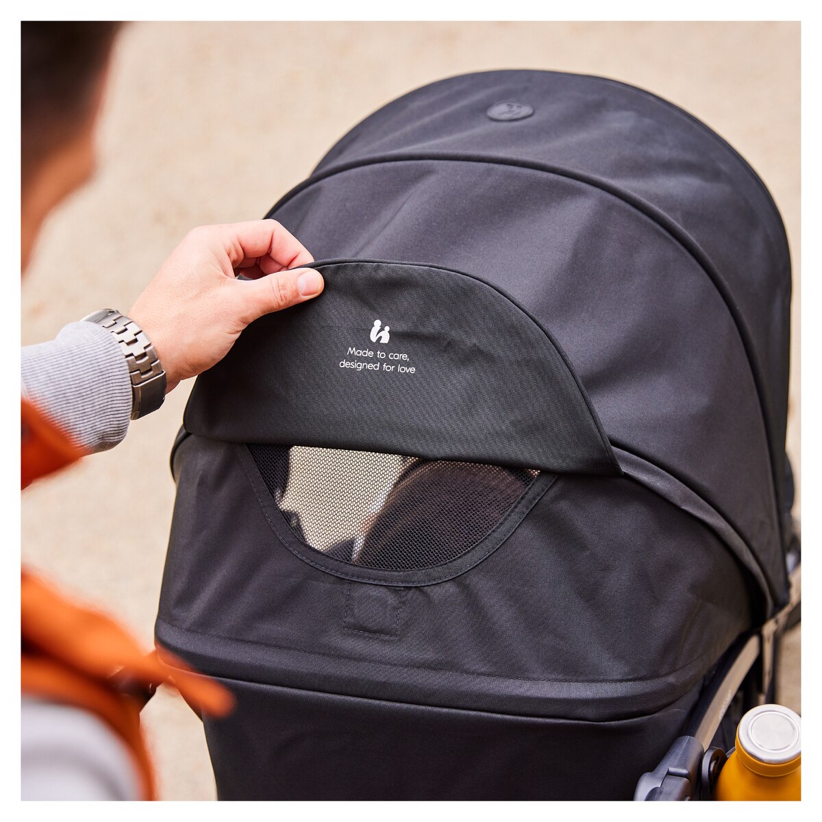 Silla de Paseo Todoterreno 3 Ruedas de Aire Hauck Rapid 3 Air - Negro Negro-25