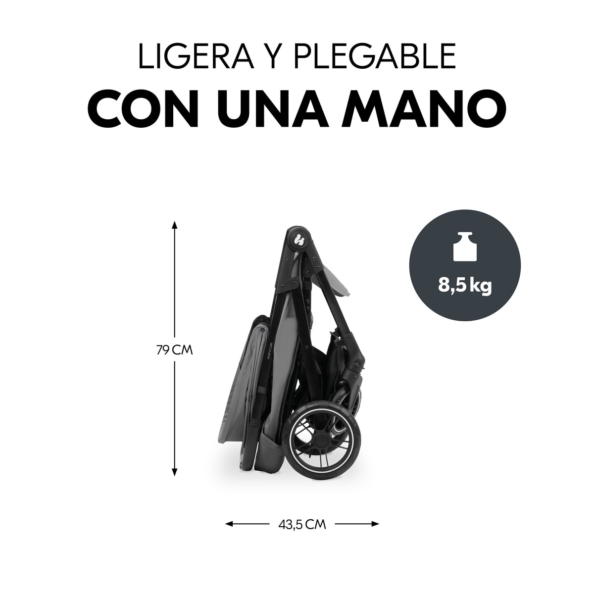 Carrinho de Passeio Shop N Care Cinzento-4