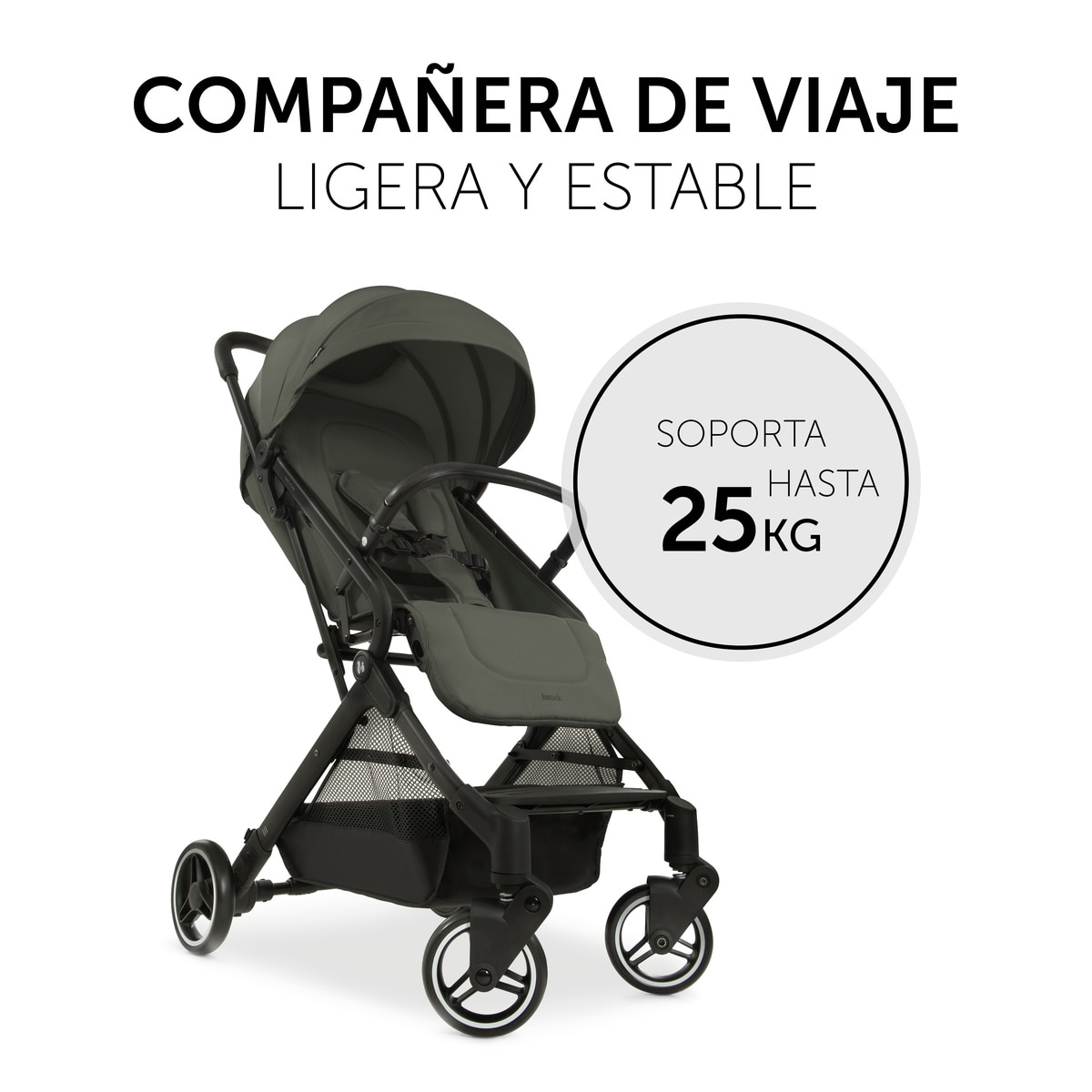 Carrinho de Passeio Travel N Care Verde-escuro-3