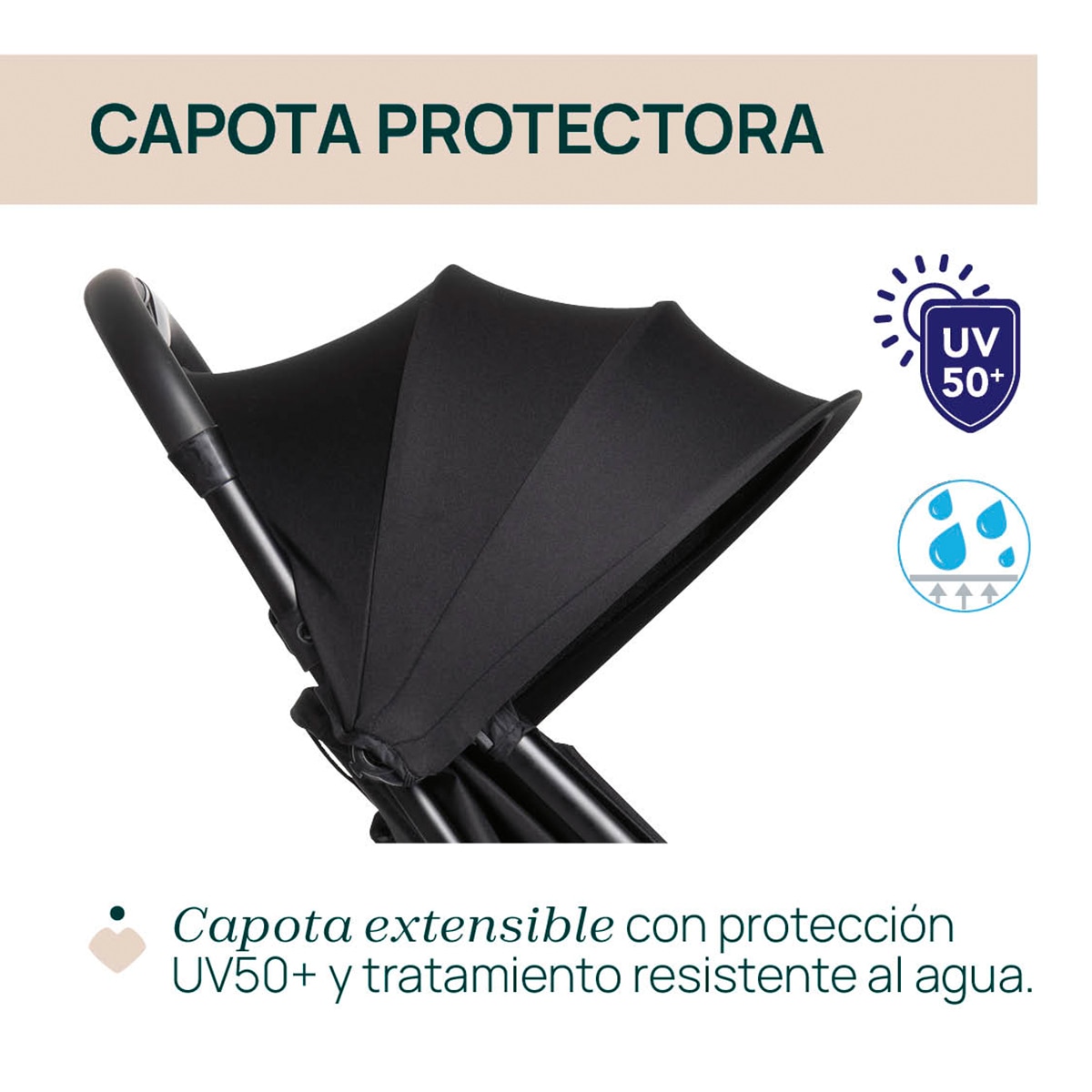 Silla de paseo Chicco Urbino - Negro Negro-4