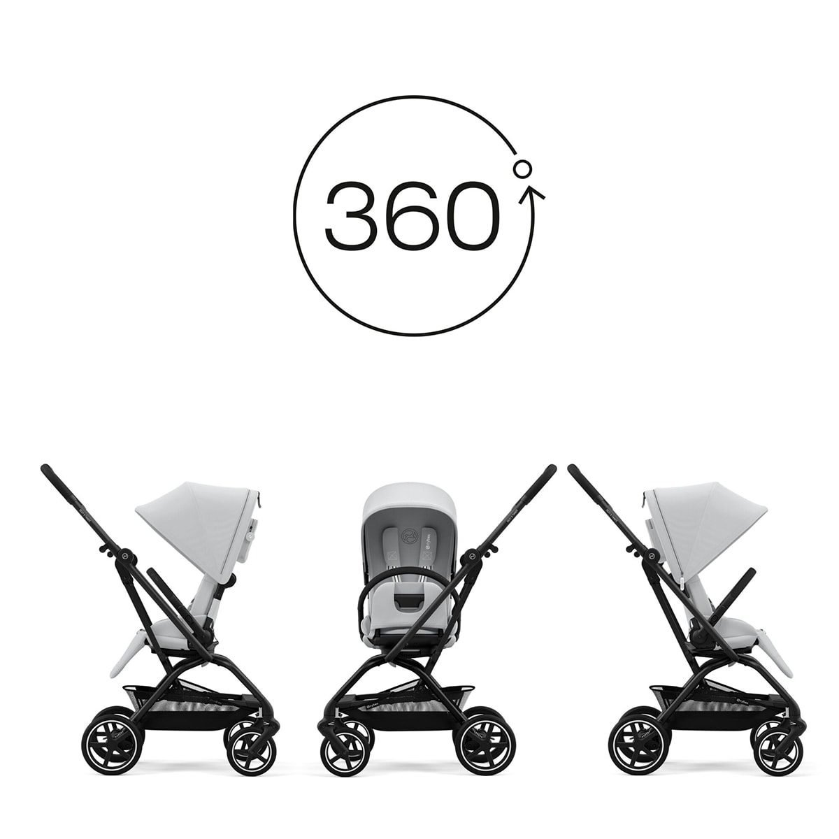 Carrinho de Passeio Eezy S Twist+2 Cinzento-3