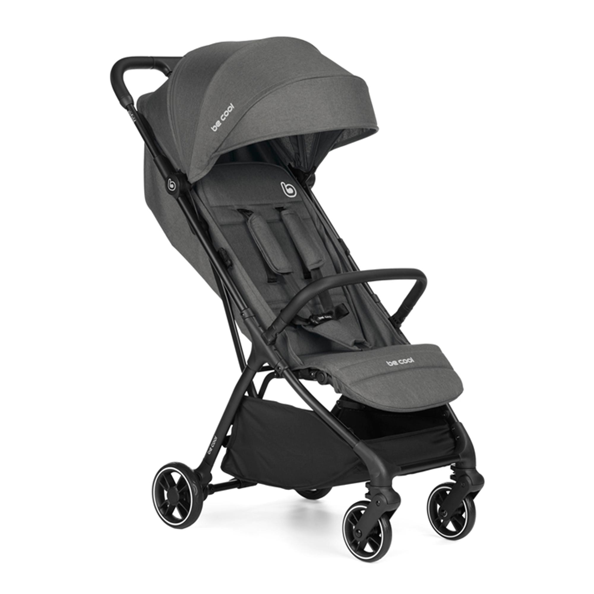 Silla de paseo y cabina Be Cool Airfold - Marrón claro Gris-1