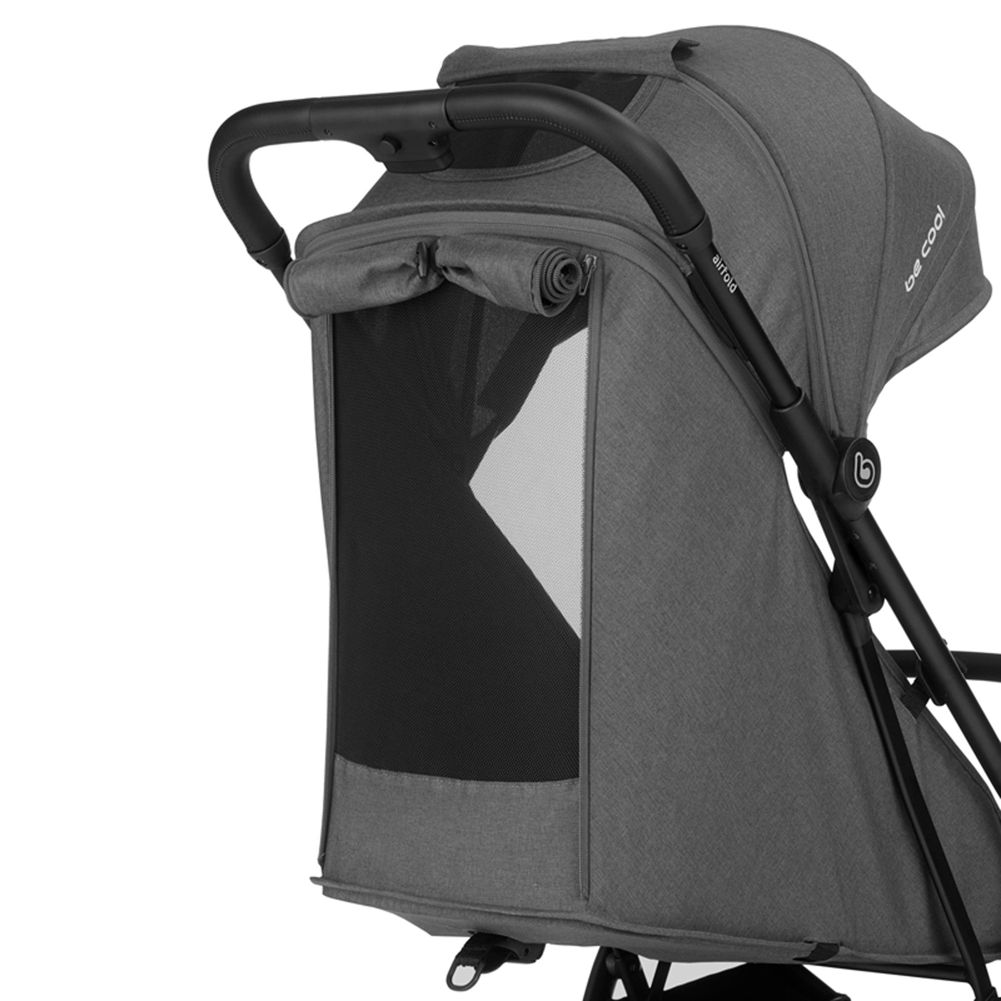 Silla de paseo y cabina Be Cool Airfold - Marrón claro Gris-2