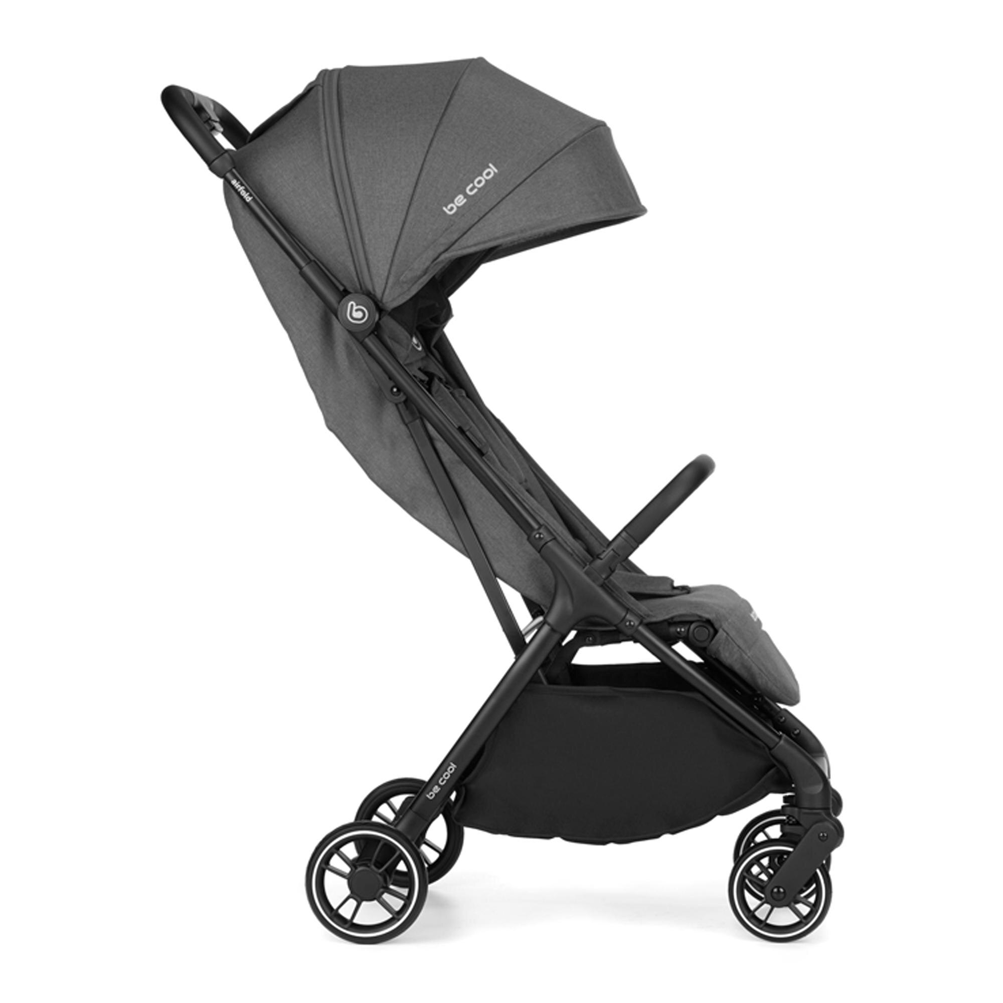 Silla de paseo y cabina Be Cool Airfold - Marrón claro Gris-5
