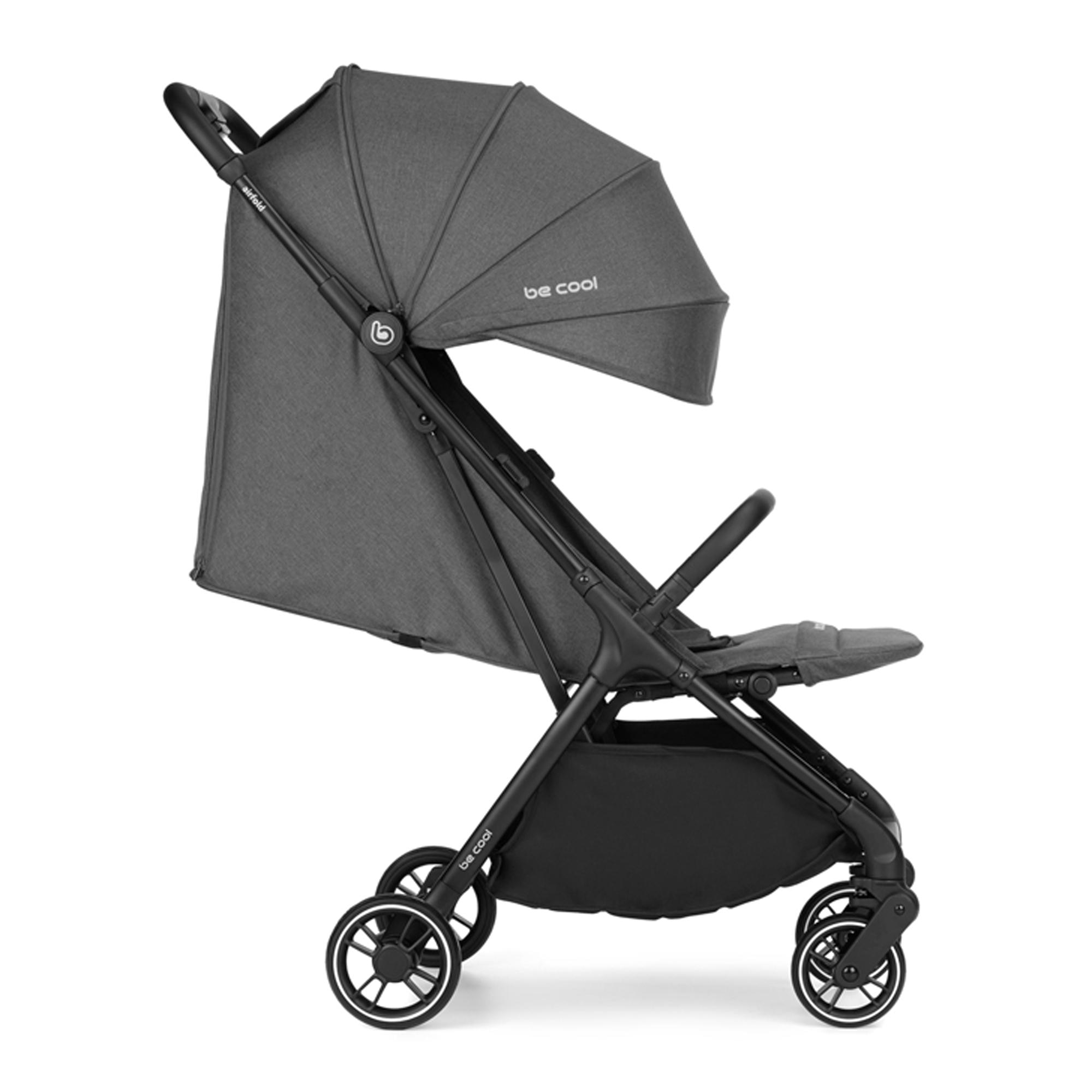Silla de paseo y cabina Be Cool Airfold - Marrón claro Gris-6