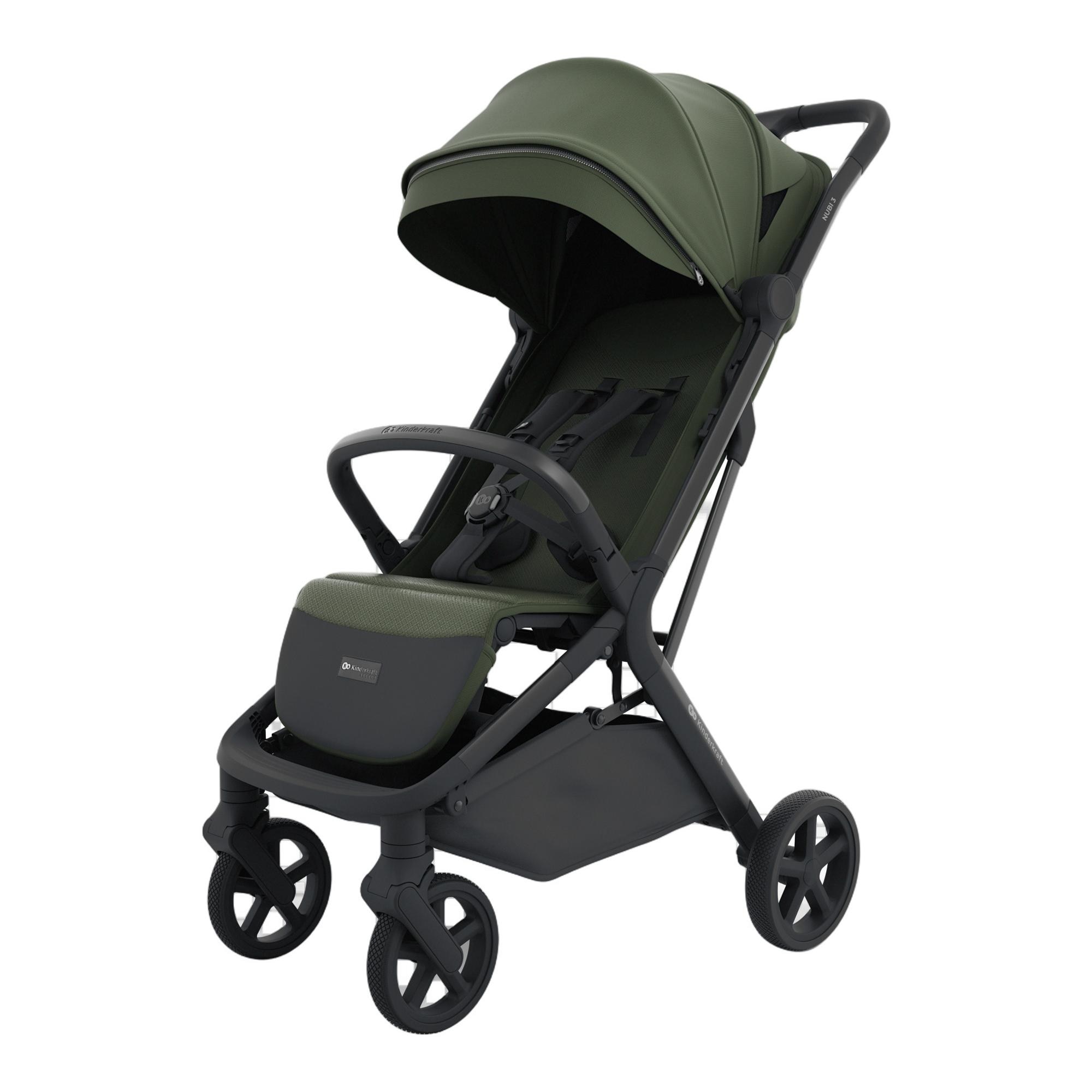 Silla de paseo Nubi 3 de Kinderkraft - Verde oscuro Verde oscuro-1