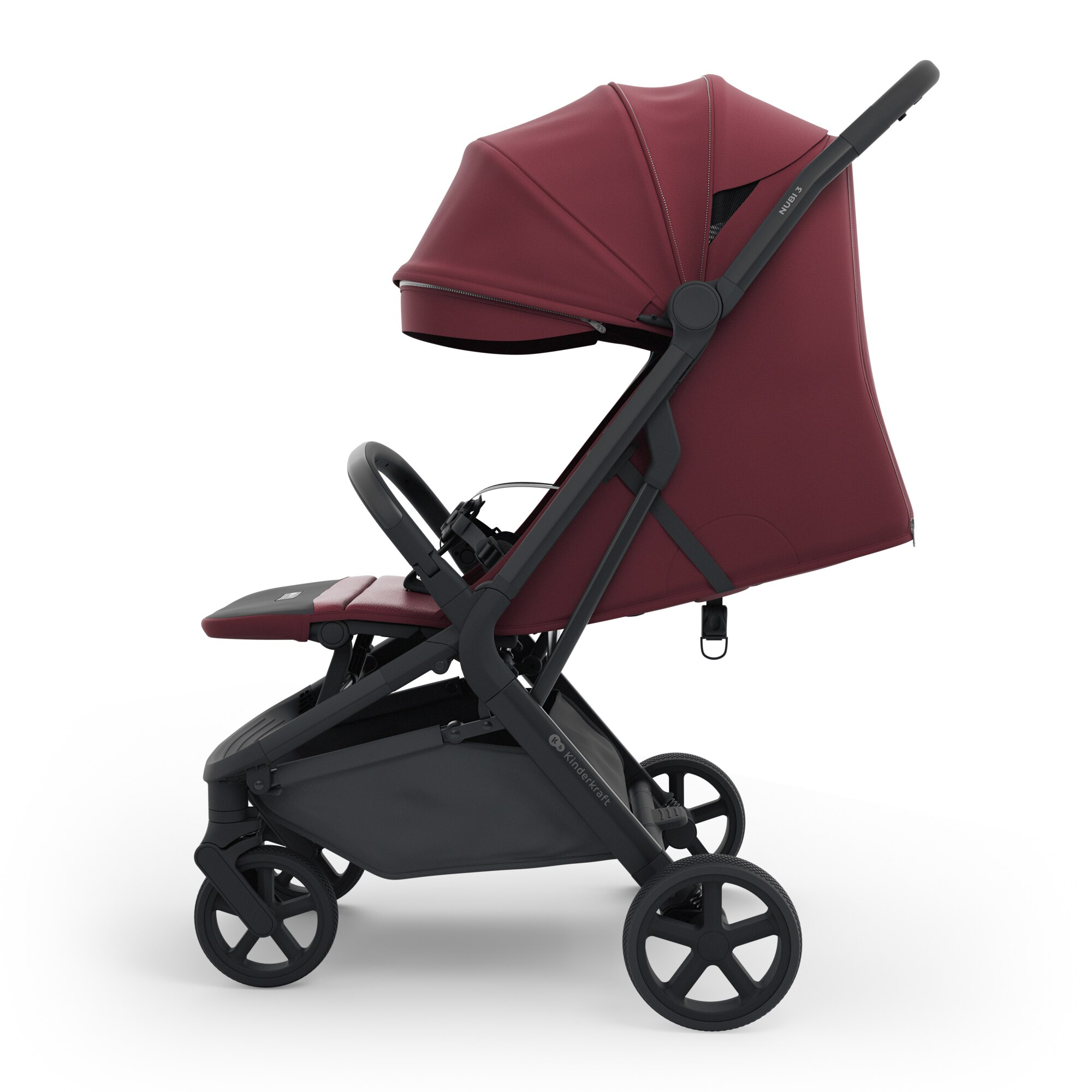 Silla de paseo Nubi 3 de Kinderkraft - Granate Granate-11