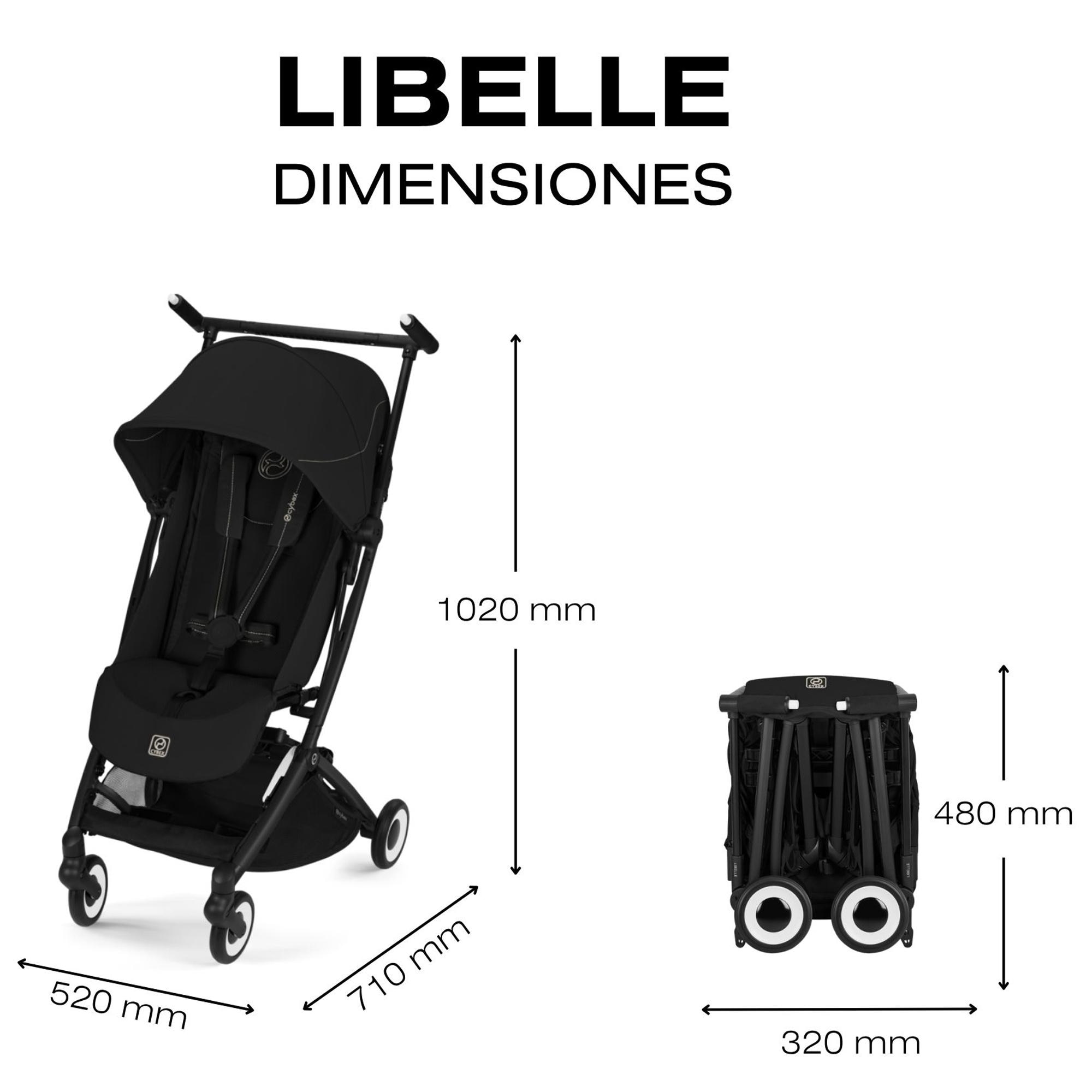 Silla de paseo CYBEX Libelle - Negro Negro-9